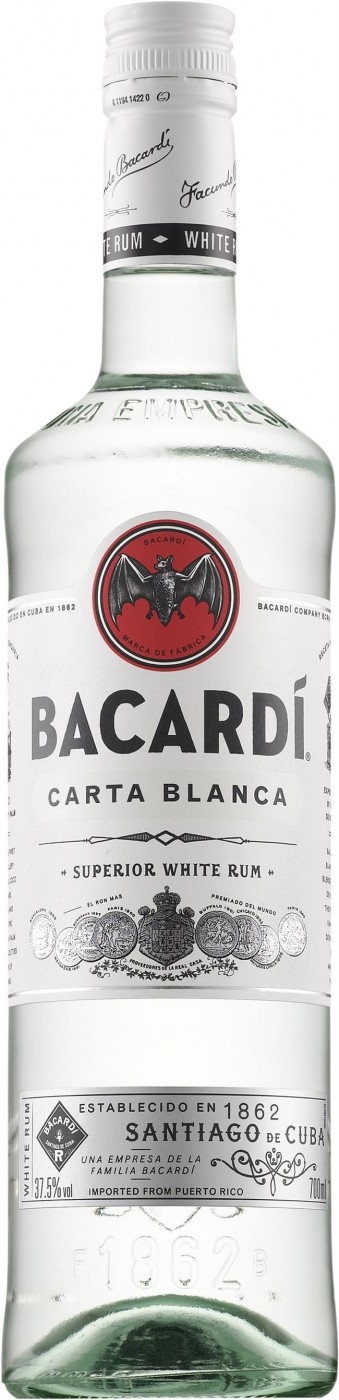 Купить Bacardi Carta Blanca в Санкт-Петербурге
