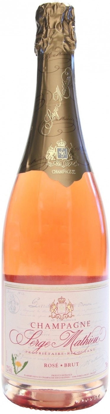 Купить Champagne Serge Mathieu, Brut, Rose в Санкт-Петербурге