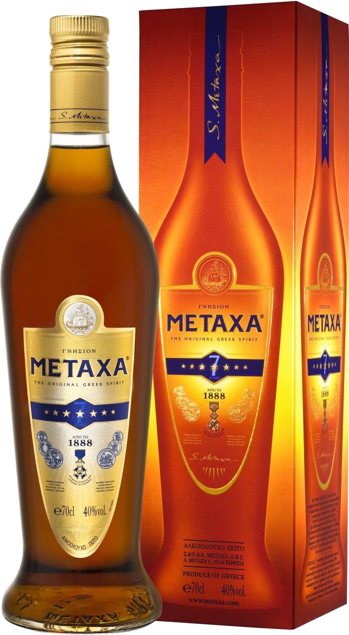 Купить Metaxa 7 yo,  gift box в Санкт-Петербурге