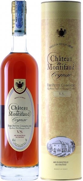 Купить Chateau de Montifaud, VS Fine Petite Champagne, in tube в Санкт-Петербурге