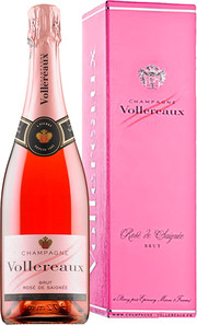 Купить Vollereaux, Brut Rose de Saignee, Champagne, gift box в Санкт-Петербурге