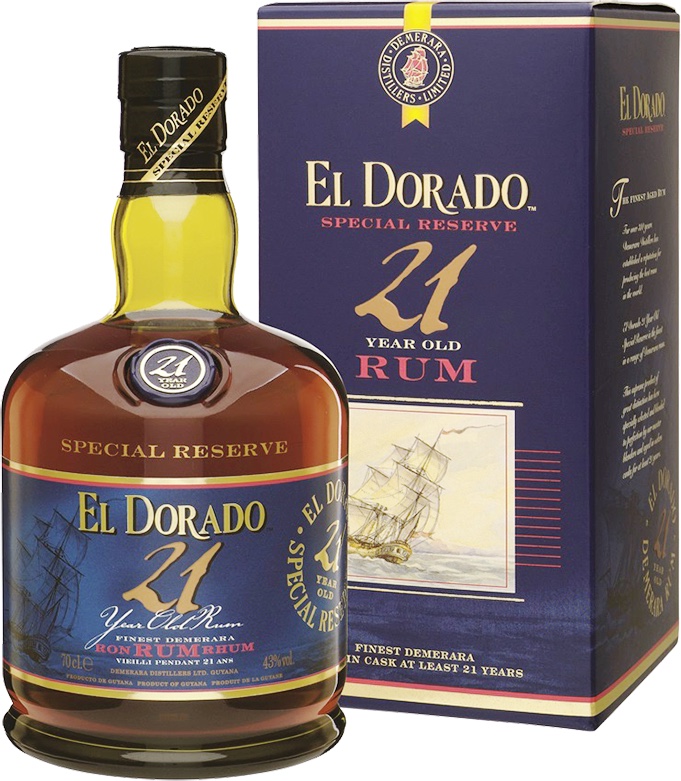 Купить El Dorado, Special Reserve, 21 Years Old, gift box в Санкт-Петербурге